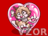 Zvířátko v srdci, Láska - Animace na mobil - Ikonka